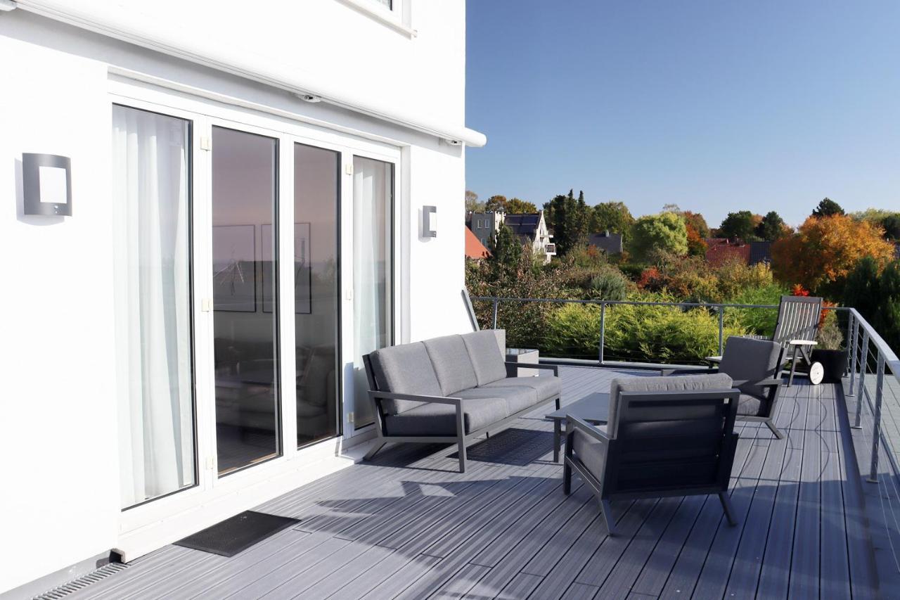 Grosse Penthouse Ferienwohnung Mit Meerblick, Sonnenterrasse & Luxusbad Von "Momentic" Sierksdorf Exterior foto