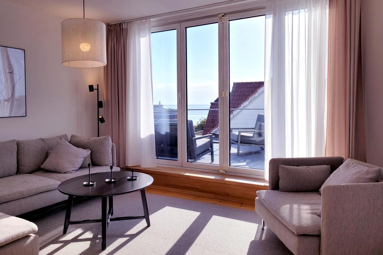 Grosse Penthouse Ferienwohnung Mit Meerblick, Sonnenterrasse & Luxusbad Von "Momentic" Sierksdorf Exterior foto